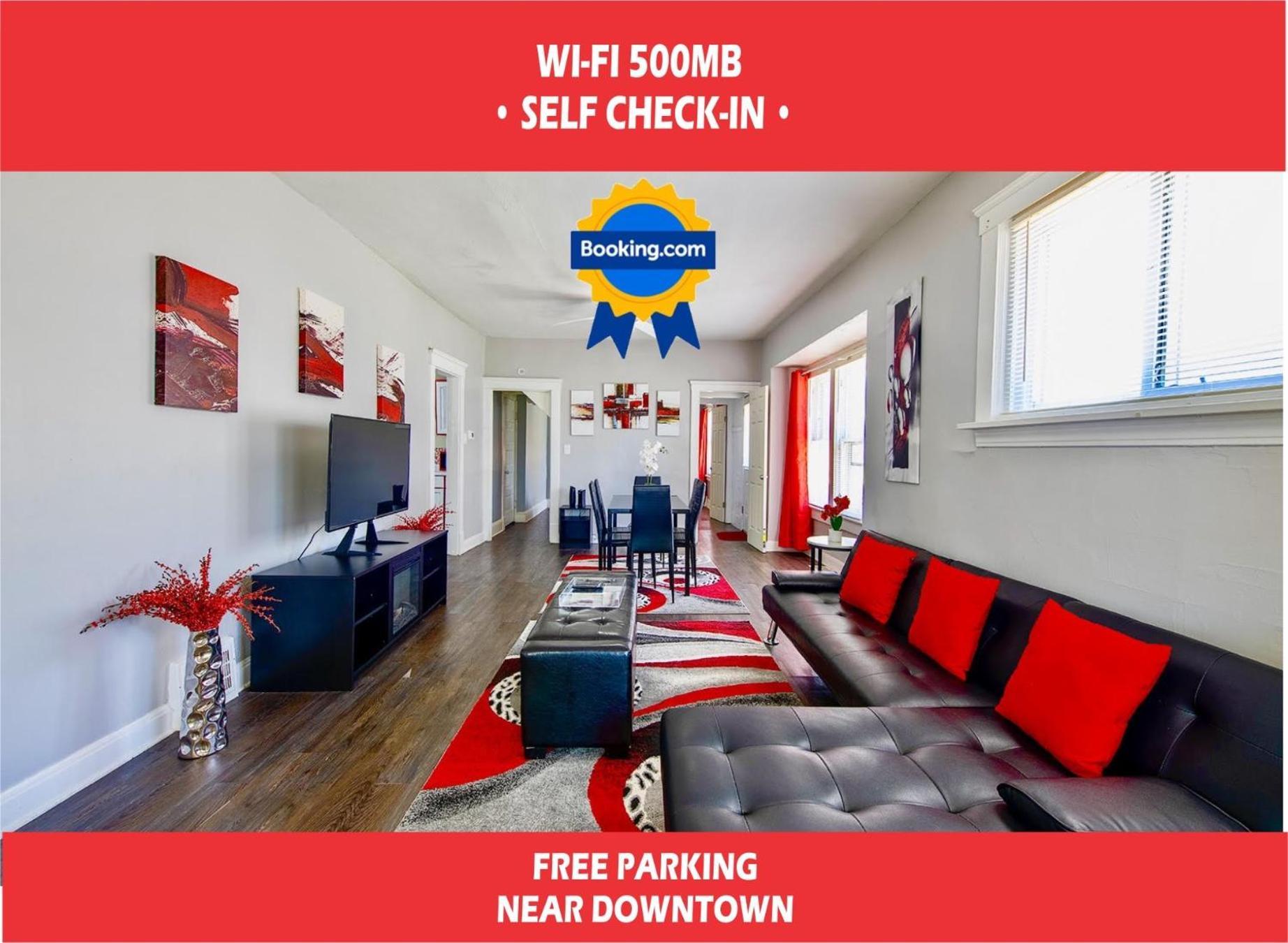 The Rubi Lounge - Spacious Brooklyn Centre Modern Escape Near Downtown With Parking, 300Mb Wifi & Self Check-In Cleveland Esterno foto